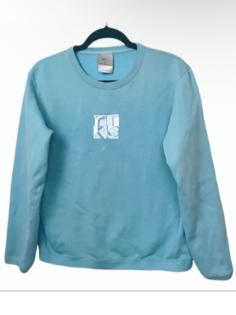 Nike Blue Logo Pullover Sweatshirt
